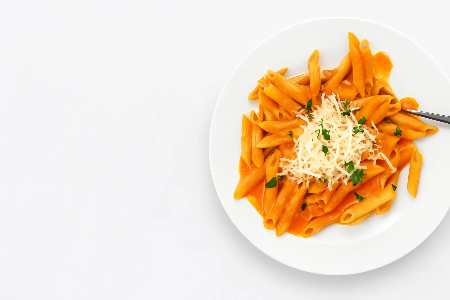 Coral House penne pasta with parmesan